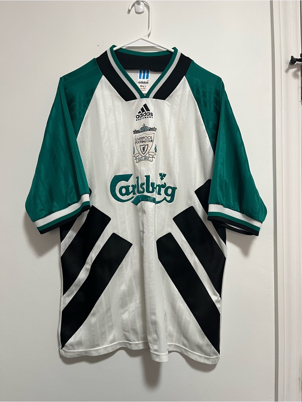 Vintage Liverpool 1993/94 Away Soccer Jersey Football Shirt